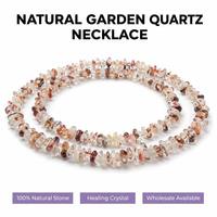 Collar de Piedras Naturales de Amatista en Trozos, Joyería de Piedras Semipreciosas con Cristales Curativos para Mujer, Venta al Por Mayor