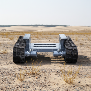 Sistem Chassis Rubber <span class=keywords><strong>Track</strong></span> Kapasitas 3 Ton untuk <span class=keywords><strong>Loader</strong></span> dan Kendaraan Industri Suspensi Peredam Kejut Chassis Kontrol Jarak Jauh - Product Image 1