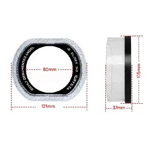 3 Inch Kleurrijke Bi Xenon Led Projector Lens Cover Halo Ringen 5d Crystal Angel Eyes App Control Led Koplamp Lijkwaden