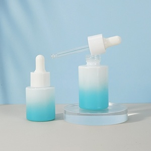 New Design Round Shape 20ml 30ml Luxury Ombre Hair Oil Glass Serum <b>Dropper</b> <b>Bottle</b> Cosmetic <b>Dropper</b> Essential Oil <b>Bottle</b> - Product Image 4