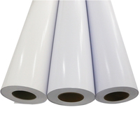 Vinilo Autoadhesivo de PVC Imprimible, Blanco Brillante Mate, para Impresión con Tinta Eco-solvente, UV y Látex, para Ventanas de Automóviles, Carteles Publicitarios