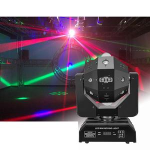 Mini di chuyển đầu sân khấu 100W ma thuật Disco Ball Đảng DJ LED chùm Strobe xoay ánh sáng laser - Product Image 1