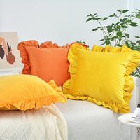 Pour Amazon moderne Simple canapé coussin taie d'oreiller à bride en peluche Ins jeter oreiller avec un design simple