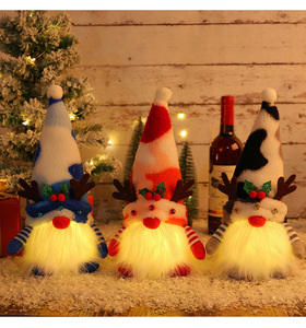 Adornos decorativos de Navidad Muñecos de lentejuelas de Navidad Adornos de muñecas brillantes de Navidad - Product Image 1