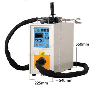 ZG-HFW15 15KVA High Frequency Induction Heating Brazing Machine with 3-8meters moveable portable induction head/welder