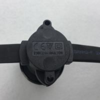 Câble plat flexible en caoutchouc cuivre VDE H05RNH2-F 2x1,5mm² avec base E27, étanche IP65, 300/500V, pour appareils électroménagers et machines extérieures