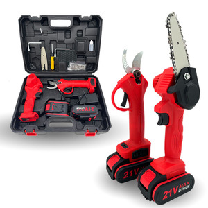 Juego de Herramientas de jardín portátil, cizalla de árboles, tijeras de podar eléctricas, máquina de corte acoplable para ramas - Product Image 1