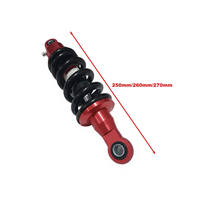 Amortisseur de suspension avant et arrière robuste 250 mm 260 mm 270 mm pour VTT, quad, moto tout-terrain, kart, moto