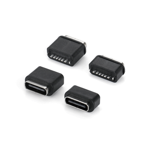 Разъем USB Type-C, <span class=keywords><strong>6</strong></span>-контактный, гнездовой, вертикальный, тип SMT, высота H=<span class=keywords><strong>6</strong></span>.0/<span class=keywords><strong>6</strong></span>.8/8.8/10/10.5, степень защиты IP67 - Product Image 1