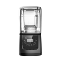 Ideamay-licuadora silenciosa multifuncional, Programa de 1.5L, cubierta a prueba de sonido, para cafetería