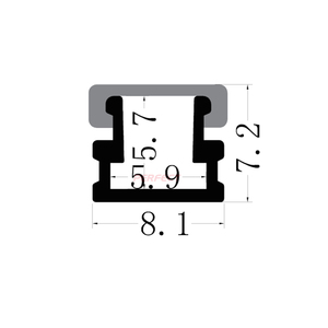 Perfil de Aluminio PERFECT ZL-0806 Serie 6000 6063-T5 Cuadrado Sin Aleación para Decoraciones con Servicios de Doblado y Corte CNC - Product Image 2