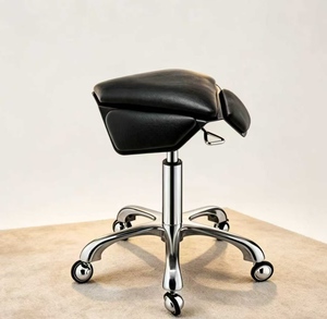 Banco para peluquería, silla especial para peluquero para cortar el cabello, silla para peluquería, taburete redondo pequeño giratorio para salón de belleza - Product Image 1