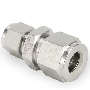 Double Ferrule Compression Fitting Parker Type 316 Stainless Steel High Pressure Instrumentation Tube fittings Reducing Union