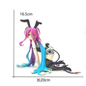 Statuetta Anime 20CM No <span class=keywords><strong>Game</strong></span> No <span class=keywords><strong>Life</strong></span> Shuvi Doura Coniglietta Sexy Giocattoli Cartoon Figure in PVC - Product Image 2