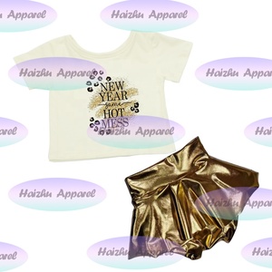Conjunto de Dos Piezas para Niñas, Halloween, Camiseta de Manga Corta con Bolsillos, Impermeable y Transpirable, y Pantalones Cortos, Conjunto de Falda Corta para Bebés - Product Image 5