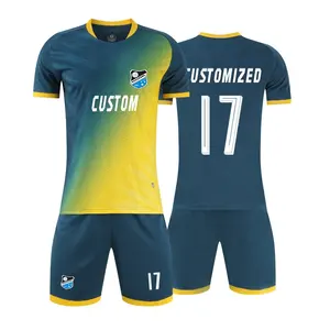 Camiseta de fútbol transpirable y cómoda, uniformes de fútbol para jóvenes