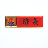 Badge d'émail personnalisé en émail dur, 50 pièces, prix direct usine, promotion, nouveau badge