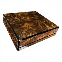 Boîte cadeau en bois de luxe pour dattes, fruits secs, chocolat et thé |   Conteneur de rangement en bois massif naturel pour aliments gastronomiques