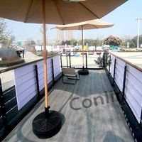 Bar mobile avec camion de nourriture de pont avec station de bar camion de nourriture pliant double pont à vendre