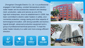 Chauffe-eau électrique instantané économique en plastique ABS 220V 5500W pour douche et salle de bain professionnelle - Product Image 6