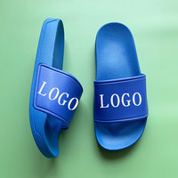 Sandales d'été à la mode en PVC personnalisées pour femmes avec matériau supérieur léger imprimé LOGO Chaussures de grande taille sandales souples