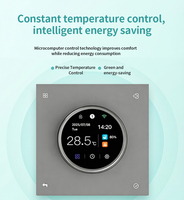 Controlador de Temperatura Inteligente para Calefacción por Suelo Radiante 3A/16A WiFi Graffiti, con Temporizador y Perilla de Control por Aplicación