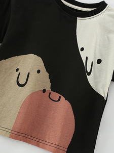 Ensembles de pyjamas d'été pour garçons 100% coton, vêtements de nuit à manches courtes pour tout-petits, vêtements de détente à motifs de dessins animés, tenue en 2 pièces pour enfants (3-8 ans) - Product Image 3