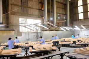 Trang Trí Bằng Gỗ Appliques Bán Buôn Khắc Gỗ onlays Appliques Không Sơn Dài Bằng Gỗ onlays Phong Cách Sang Trọng PS Vương Miện Đúc - Product Image 5