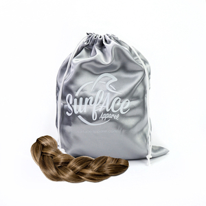 Impreso <span class=keywords><strong>seda</strong></span> Eco orgánica Cordón <span class=keywords><strong>de</strong></span> bolsas <span class=keywords><strong>de</strong></span> regalo - Product Image 2