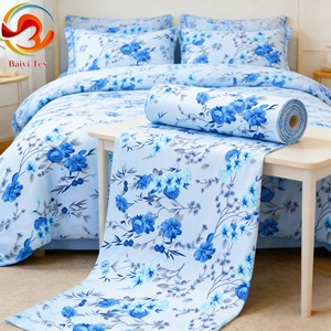 Juego de Ropa de Cama de Poliéster 3D con Precios Competitivos, Fundas de Edredón con Estampado de Pigmentos, Tela de Microfibra, Tela para Sábanas con Estampado Disperso - Product Image 1