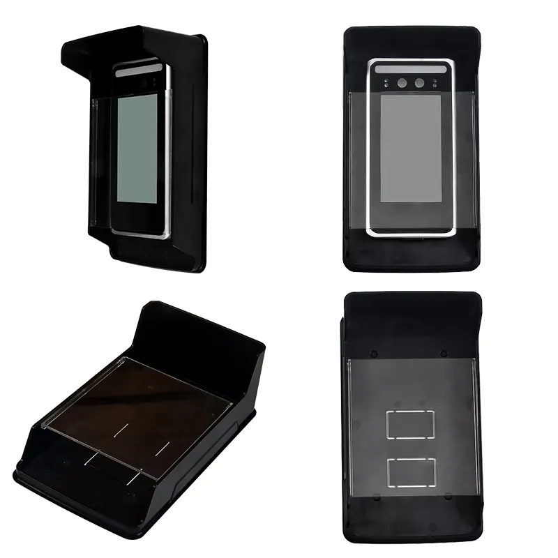 Face Recognition Access Control Villa Intercom Rain Cover Box,ABS Keypad Access Control Wether Proof Casing,Black