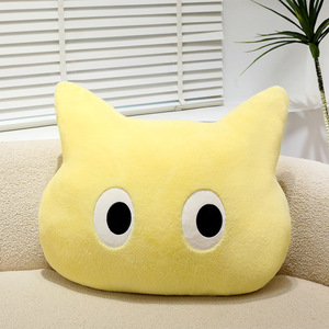 Cojín de Felpa con Forma de Gato, Súper Suave, Relleno de Algodón PP, para Sala de Estar, Sofá, Dormitorio Universitario, Oficina - Product Image 6