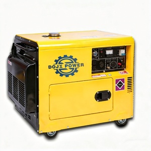 Generador Diésel Súper Silencioso Automático <span class=keywords><strong>de</strong></span> 5/10/20KW, 50/60Hz, Arranque Automático ATS, Monofásico 220V/Trifásico 380V, Portátil para Uso Doméstico - Product Image 5