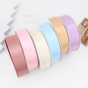 Jxia Satin Ribbon 4cm 91m Long Single Face Polyester Gift Packaging Ribbon - Product Image 2