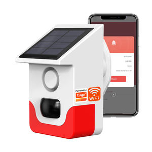 WiFi Tuya Smart Life Solar Alarm Detector PIR Infrared <b>Motion</b> <b>Sensor</b> Siren Horn Smart Home Security <b>Outdoor</b> Waterproof - Product Image 1