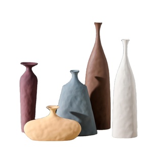 Jingdezhen, nouveau vase en céramique d'innovation pour la décoration de table de fleurs et d'herbe Oeuvre d'art élégante dans la <span class=keywords><strong>vie</strong></span> - Product Image 2
