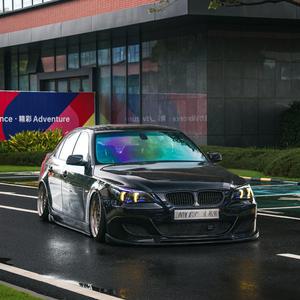 Conjunto de Faros Delanteros de 12V para Serie 5 E60 03-10, Estilo Fang Modificado, LED de Doble Color, Luz Diurna, Lente LED - Product Image 6