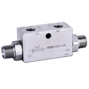 农业工程移动机械液压动力装置VRDE VBPDE C 3/8 BSP双先导止回阀控制工作 - Product Image 2