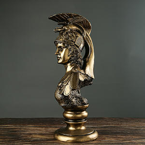 Statue de la déesse Athéna en résine, style rétro européen, ornement artistique créatif pour la maison, le restaurant, le bar, décoration d'inspiration grecque antique, cadeau - Product Image 4