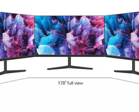Nouveau moniteur à écran incurvé LED 24 27 32 pouces 144Hz 165Hz Taux de rafraîchissement Large écran de jeu 2K 4K Ordinateur bon marché