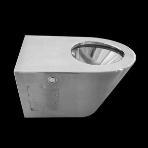 Cuvette <span class=keywords><strong>de</strong></span> <span class=keywords><strong>toilette</strong></span> en acier inoxydable bactériostatique et anti-vandalisme pour toilettes publiques et projets commerciaux - Product Image 4