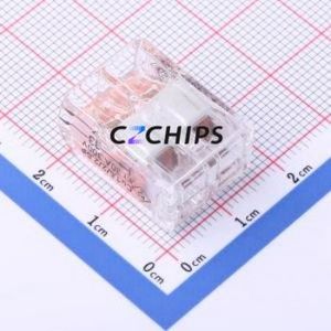 221-612 Spring Terminal Block Connector ( Construction: 1x2P )( Mounting Type: Free Hanging )( Total PIN Count: 2P ) - Product Image 2