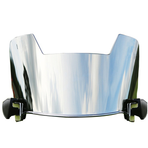 Visiera da calcio in argento per il Football americano casco trasparente argento visiera protettiva per gli occhi per attrezzature sportive americane - Product Image 5