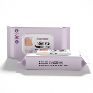 Lingettes Nettoyantes Féminines aux Ingrédients Naturels pour Hygiène <span class=keywords><strong>Intime</strong></span> <span class=keywords><strong>Prix</strong></span> d'Usine Lingettes Humides pour Nettoyage Vaginal pour Femmes - Product Image 2
