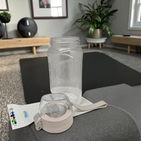 Gobelet à eau en plastique pour enfants avec motif d'ours estival mignon, avec sangle pour étudiant, lavable au lave-vaisselle, à boire directement pour l'école et le camping