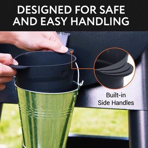 Revestimiento Reutilizable de Silicona Negra para Cubeta de Grasa, 5.5x6.25 Pulgadas, Resistente al Calor, Accesorios para Parrillas de Pellets <span class=keywords><strong>Traeger</strong></span> y Pit Boss - Product Image 5