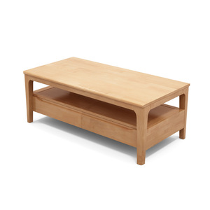 Nordic Style Solid Wood Coffee Table Natural Color Simple Modern Living Room Side Table - Product Image 4