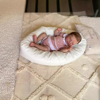 Muñeca Reborn De Gran Venta de 22 Pulgadas con Cuerpo Completo de Silicona, Bebés Realistas de Silicona Completa, Muñecas Bebé Reborn de 55 CM