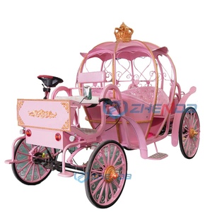 รถม้าม้าไฟฟ้าแฟชั่นรถเข็นเจ้าหญิงซินเดอเรลล่าสุดหรู - Product Image 2