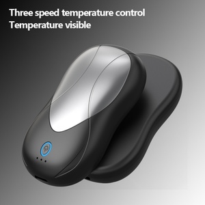 Chauffe-mains portable rechargeable électrique, lot de 2, 6000 mAh, alimenté par une puce intelligente IA, chauffe longue durée sécurisée de 20 heures - Product Image 2